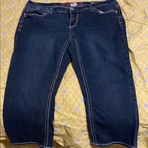 Hydraulic Capri jeans